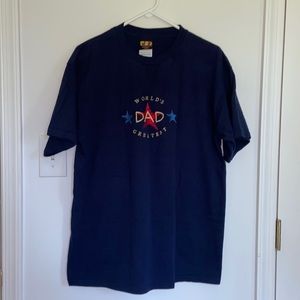 ”worlds greatest dad” t-shirt